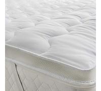 Air Flow Mattress Topper 5cm Thick Extra Filled Cosy Super Soft Anti Allergenic Bed Topper (Single)