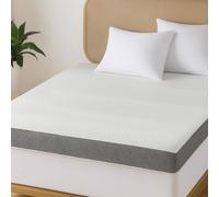 Air Flow Memory Foam Mattress Topper - 5 cm Thick, Pressure-Relieving Foam Pad for Back Pain | Anti-Slip, Hypoallergenic, Washable Cover | Breathable Comfort Layer for Any Mattress (Double)