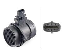 HELLA 8ET 358 095-191 Air Mass Sensor - 4-pin connector - Pipe-neck