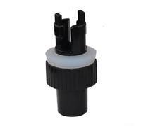 Air Foot Pump Valve Hose Adapter Connector for Inflatable Boats and For Kayaks Compatible with Six Hole Air Valves PVC Material Build (Black)