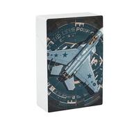 Air Force Fighter Jet Cigarette Case Portable Novelty Cigarette Packing Box Crush Proof Waterproof Cigarette Box Novelty Gifts for Friend