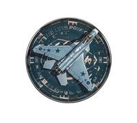 Air Force Fighter Jet Fridge Sticker Funny Fridge Magnets Novelty Round Fridge Magnets Reusable for Whiteboard, Locker, Kitchen, Office- Strong Decor Magnetic Stickers