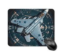 Air Force Fighter Jet Square Mouse Pad Portable Computer Mousepad with Non-Slip Rubber Base 20 * 25cm Ultra-Thin Gaming Mouse Mat for Computer Laptop Office Desk Accessories