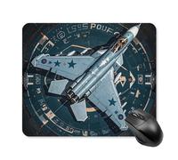 Air Force Fighter Jet Square Mouse Pad Portable Computer Mousepad with Non-Slip Rubber Base 25 * 30cm Ultra-Thin Gaming Mouse Mat for Computer Laptop Office Desk Accessories