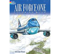Air Force One Coloring Book: Color realistic illustrations of this famous airplane!