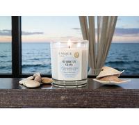 Air Fresh Scented Candle, Luxury Candles for Women, 8oz Soy Wax Candle, 40 Hours Burn Time, Ideal Candle Gift for Women and Men, Birthdays, Christmas, Weddings, Bath, U Unique Seabreeze Glow, 200g