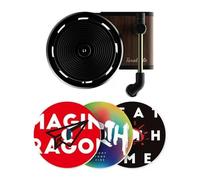 Air Freshener - 5.6 * 5.5 * 4 Cm Car Fragrance Diffuser In The Shape Of A Record Player, Miniature Record Player Shape Car Smell Diffuser With 3 Aromatherapy Tablets