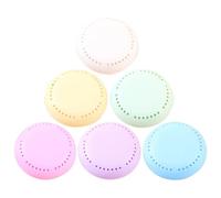 Air Freshener Box 6pcs 15g Plastic Adhesive Continuous Deodorizing | Home Bedroom Use, Multipurpose Safe Design, round Sample Jars, Wardrobe Car Storage Random Style
