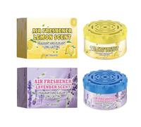 Air Freshener Can, Lemon and Lavender Scent, Car Air Fresheners Can, Long Lasting Aroma, Eliminate Odor, With Adjustable Lid, For Auto Office Kitchen Toilet Bathroom, Household Deodorant (2Pcs)