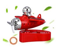 Air Freshener for Car, with Airplane Design, Car Fragrance, Solar Energy, Vehicle Accessories, Odour Eliminator for Interior Dashboard, SUV, Driver, Birthday, Christmas