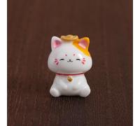 Air Freshener Fragrance Diffuser Lucky Cat Car Air Conditioner Fortune Cat Figurines, Micro Landscape Ornament Crafts(D)