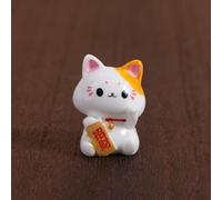 Air Freshener Fragrance Diffuser Lucky Cat Car Air Conditioner Fortune Cat Figurines, Micro Landscape Ornament Crafts(A)
