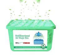 Air Freshener, Multi Functional Purification System, 11x8x6cm, Indoor Air Purification Box, Dust Removal Magic Box, Effective Odor Control Function, For Indoor Closet Office Car Household