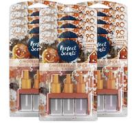 Air Freshener Refill 12 Pack Compatible With 3Volution Gingerbread Spice 20Ml 12 Pack Of 3 Long Lasting 90 Day Home Fragrance