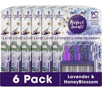 Air Freshener Refill 6 Pack Compatible With 3Volution Lavender And Honeyblossom 3 X 20Ml Long Lasting 90 Day Floral Fragrance