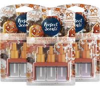 Air Freshener Refill Pack Of 3 Compatible With 3Volution Gingerbread Spice 3 X 20Ml Long Lasting 90 Day Home Fragrance