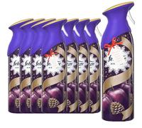 Air Freshener Spray with Advanced OdourClear Technology, 8 Pack Tough Odour Eliminator, Long-Lasting Home Fragrance for Pets, Bathroom & Household Use - Sugar Plum