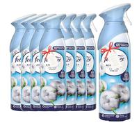 Air Freshener Spray with Advanced OdourClear Technology, 8 Pack Tough Odour Eliminator, Long-Lasting Home Fragrance for Pets, Bathroom & Household Use - Cotton Fresh