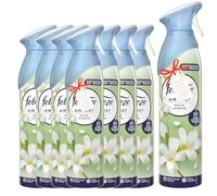 Air Freshener Spray with Advanced OdourClear Technology, 8 Pack Tough Odour Eliminator, Long-Lasting Home Fragrance for Pets, Bathroom & Household Use - White Jasmine