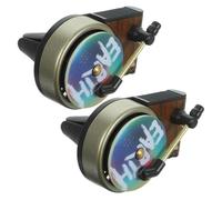 Air Freshener Vintage Car Record Player Pe Vent Clip 2 Sets