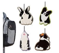 Air Fresheners - 4-Pack Animal-Shaped Pendants, Long-Lasting Odor Removal Tablets, Effective Scent Eliminators, Premium Automotive Fragrance, Car Interior Accessories for Closet Bedroom