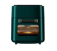 Air Frye Multifunctional r r, 15L Large Capacity Multifunctional Shop Oven, Fully Automatic Electric Oven, (Color : Dark green) Stabilize