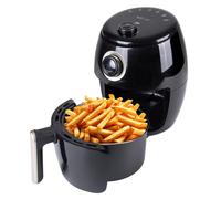 Air Fryer 2L Small Air fryer 1000W with 30 Minute Timer, 80 - 200°C Black