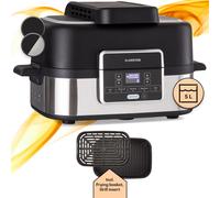 Air Fryer 4.5 L Healthy Frying Oven Cooker Grill Basket Baking Dehydrator Silver