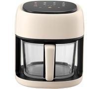 Air Fryer, 4.5L Large-Capacity Multifunctional Electric Fryer, 1350W Power, Temperature Control, Non-Stick Basket, Glass Viewing Window