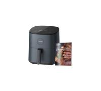 Air Fryer 4.7L, 9-in-1 Compact Air Fryers Oven, Max 230 Setting, 30 Recipes Cookbook, Digital Temperd Glass Display, Quiet, 4 Portions, 1500W