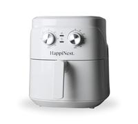 Air Fryer 5.5 Litre Small Oven Airfryer, Low Wattage, Multi Cooker for Portable Cooking Instant Crispy Chips, Non Toxic Cream Fryers, Rapid and Compact - By HappiNest
