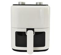Air Fryer 5.5L Non-Stick Rapid Cooking Hot Oven Basket Low Fat Oil Meals 1350W with 60 Minute Timer White