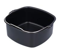 Air Fryer Baking Pan, 18cm Air Fryer Square Cake Pan Accessories Non-Stick Backing Cake Barrel with Handle Bread Cake Basket Air Fryer Baking Tin Accessories for Oven Air Fryer Pressure Cooker
