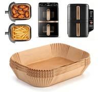 Air Fryer Baking Paper for Philips 4000 Series Stacked Dual Basket Pack of 120