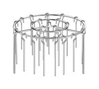 Air Fryer Barbecue Grill, Stainless Steel Meat Skewers, 6.3x3.94in Oven Grilling Accessories, Portable Easy Clean Design, Cooking Enthusiast for Home Cooks, Meal Planners, Recipe, Meats