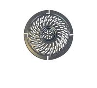 Air Fryer Basket Replacement Grill Air Pan,Compatible for Dash， Parts Crisper Plate Non-Stick Fry Pan Kitchen Airfryer Accessories(18x17.5cm)