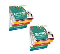 Air Fryer Cheat Sheet Magnets Cooking Guide Booklet, Air Fryer Cheat Sheet Magnet Uk, Air Fryer Magnetic Cheat Sheet Set, Books Instant Air Fryer Accessories Oven Cooking Pot Temp Guide (2pcs)