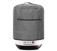 Air Fryer Cover Dust Cover, 38x38.7cm Round Protective Cover Bag with 2 Pocket and Handle for Electric Pressure Cooker/rice Cooker (Black)