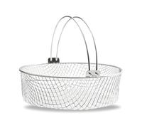 Air Fryer Crisper Basket - Air Fryer Basket | Vegetable Baskets for Air Fryer | Air Fryer Replacement Baskets | 304 Stainless Steel Mesh Basket