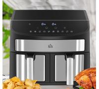 Air Fryer Dual Digital Twin Basket 8L Rapid Circulation Oven 2400W