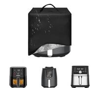 Air Fryer Dust Cover for Ninja AF101 4QT, Fits Instant Pot Vortex 6QT XL | Fits Chefman 4QT.Cover Size: 13.8"D×10.2"W×11.8"H.Heavy-duty 600D nylon w/ PVC coating & 12μm foil lining.Waterproof,reusable