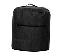 Air Fryer Dust Cover Travel Thick Reusable Storage Cover Black 1 layer | Oxford cloth waterproof tear resistant easy clean pockets for recipes handle on top fits most air fryers rice
