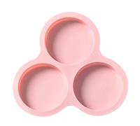 Air Fryer Egg Mold, Silicone Air Fryer Egg Pan, Non-Stick Air Fryer Baking Pan, 3 Cavity Silicone Muffin Pans for Baking, Hamburger Bun Pan, Air Fryer Accessories