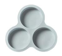 Air Fryer Egg Mold, Silicone Air Fryer Egg Pan, Non-Stick Air Fryer Baking Pan, 3 Cavity Silicone Muffin Pans for Baking, Hamburger Bun Pan, Air Fryer Accessories