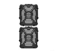 Air Fryer Grill Accessory Set for SL201 SL401 SL451 Models Featuring Stainless Steel Even Heating Design and Simple Maintenance (SL400 2pc)