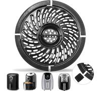 Air Fryer Grill Pan, 6.1‘’Non-Stick Round 2 QT Air Fryer Replacement Tray Rack Parts Accessories Crisper Plate Grill Plate for Chefman Dash Powerxl 2 QT Bella 1.6 QT Air Fryer, Dishwasher Safe