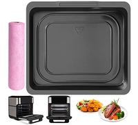 Air Fryer Grill Pan for Instant Vortex Plus10 Quart, 10.1 * 9’’ Food Grade Nonstick Replacement Rack Parts Tray Grill Crisper Plate for Innsky CROWNFUL 10.6Qt Air Fryer Oven, Dishwasher Safe