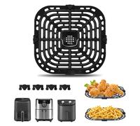 Air Fryer Grill Pan for Vortex Plus 6QTXL (6-in-1),6QTXL (4-in-1),Replacement Air Fryer Grill Pan,Crisping Plates Accessories Tray Rack,Air Fryer Grill Plate for Vortex 5.7L Air Fryer,9.1 x 9.5 inches