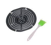 Air Fryer Grill Pan Replacement Accessory with Perforated Design for 3.5L-4.5L Air Fryers, Non- Cooking Divider for Chicken, Burg(18cm)