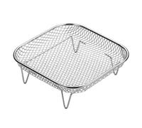 Air Fryer Grill Rack Non-Reversing Square Stackable Food Grade